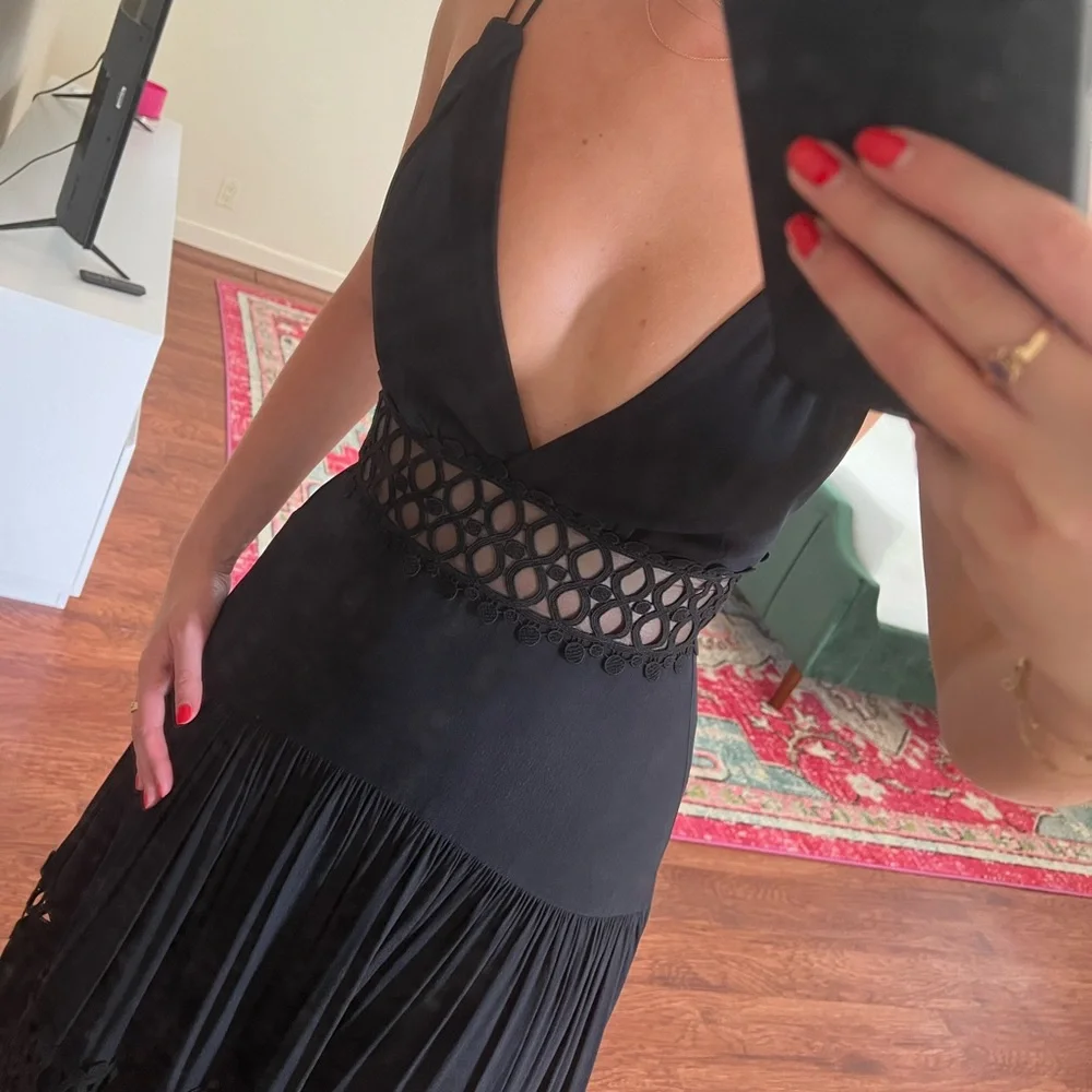 Silvia Tcherassi Annabella Dress in Black XS. NWT - Picture 5 of 13